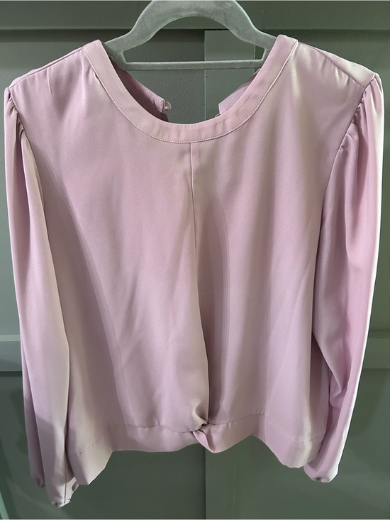Nine West Tops - Nine West Light Pink Long-Sleeve Blouse